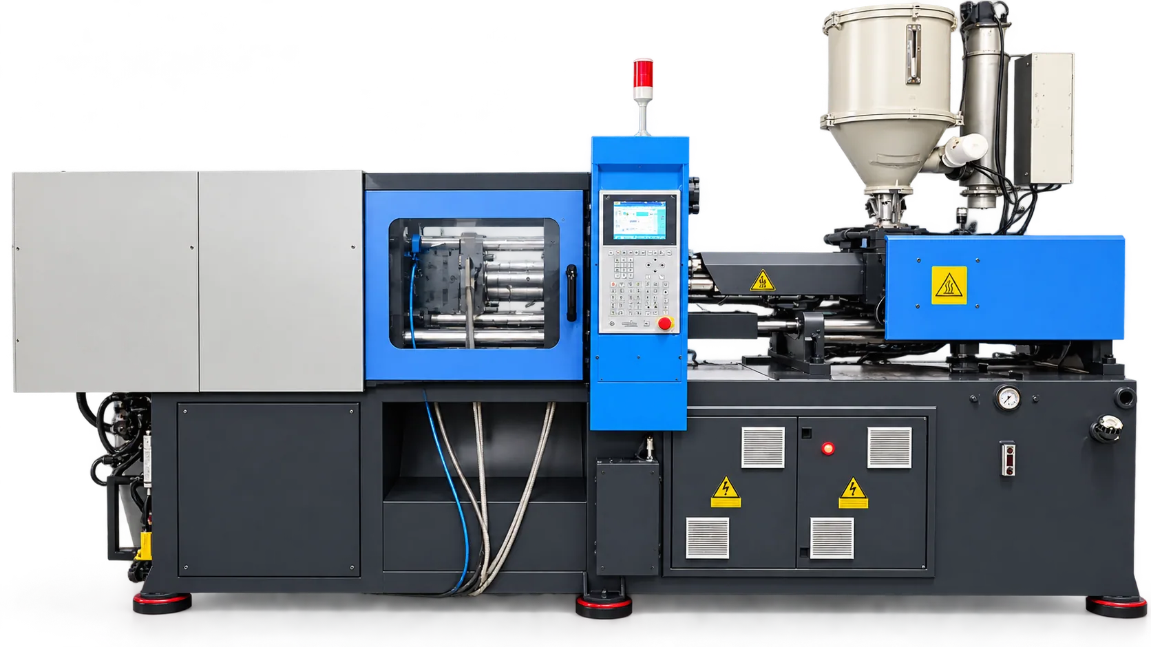 Injection molding equipment — view 1
